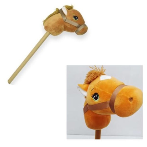 [YZS010AN] Caballito de Palo Anaranjado con Sonidos 3a+