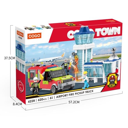 [CO4228] Estación de Aeropuerto Fire Force 620pzs 6a+