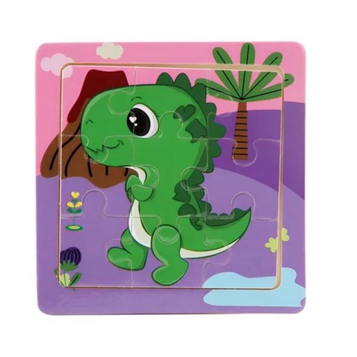 [WWY25] Rompecabezas de Dinosaurio 9 Pzs 4a+