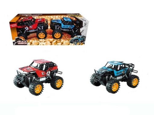 [WWHJ100] Carro Mad Runner Xspeed Rock Crawler Set/2 3a+