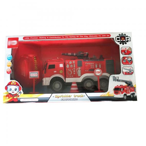 [WWFD2227] Camión de Bomberos Lanzador Agua en Spay con Casco