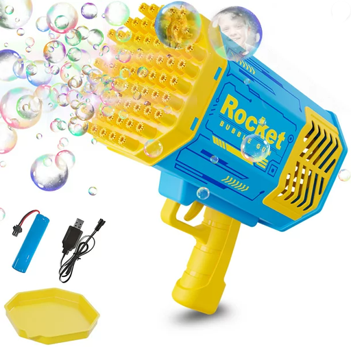 [WWWS518] Lanzador de Burbujas con Luces Hole Rocket 3a+ (447027)