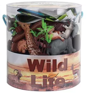 [WWA968] Balde de Figuras de Animales de la Selva 3a+