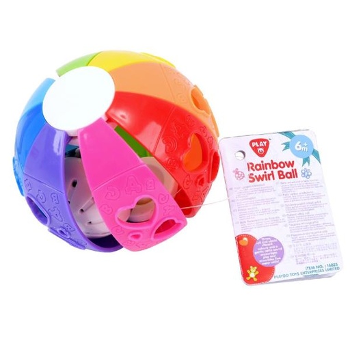 [PG16825] Bola Arcoiris Display de 6 6m+