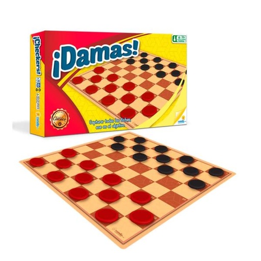 [RN051206] Juego de Mesa Damas Clásico 8a+