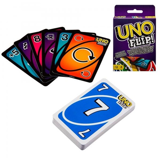 [MTGDR44] Mattel Games - Juego de Mesa Uno Flip 7a+