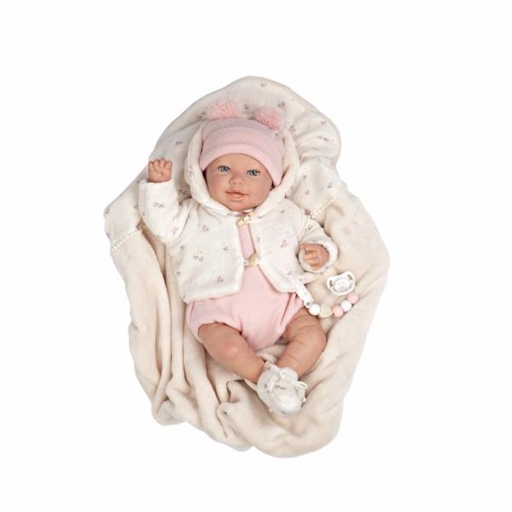 [AS98171] Bebé Real Arias Reborn 45cm Elba C/Manta 6a+