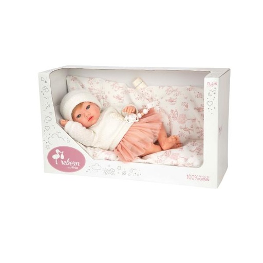 [AS98188] Bebé Reborn Arias 40 Julia C/Cojin 6a+