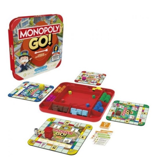 [HBG1291] Juego de Mesa Monopoly GO! 8a+