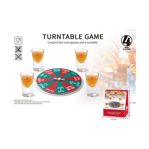 [WWZT1011A12] Juego de Mesa Tocadisco Drink Game 18a+
