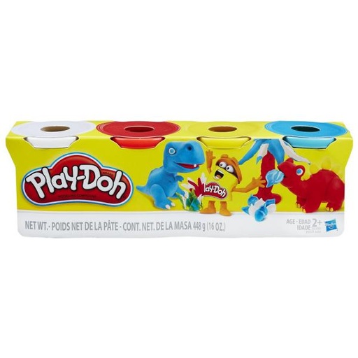 [HBB5517] Plasticina Play-Doh Pack de 4 Colores 2a+ Caja 8 und (venta individual)