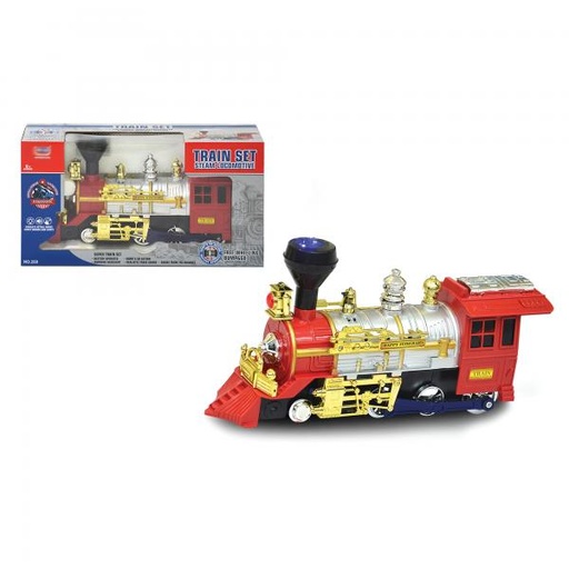 [WW258] Tren Locomotora con Luz y Sonidos 6a+