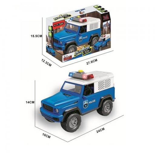 [WW66625P] Carro de Policía Luz y Sonidos 3a+
