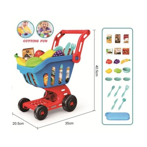 [WWYDF55151] Carrito de Compras Azul 3a+ (451567)