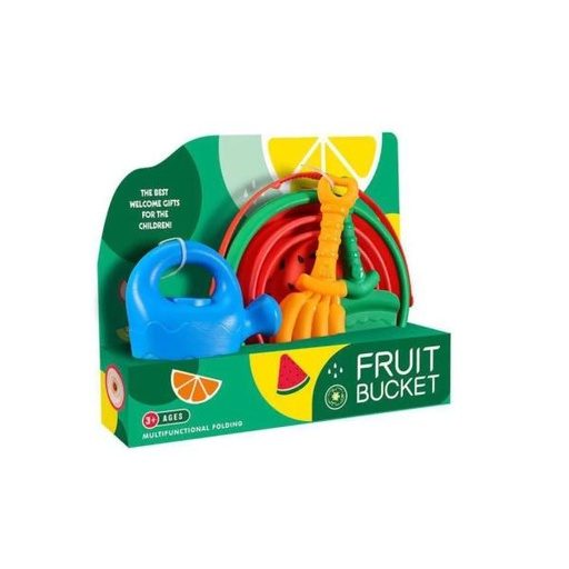 [WW2301H] Set de Playa Balde Estirable Sandia c/3 Accsesorios 3a+