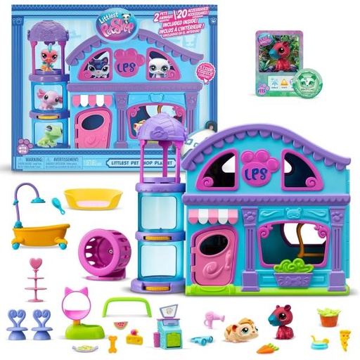 [BF00575] Mascotas Littlest PetShop con Set de Juegos 20 Pzs 4a+