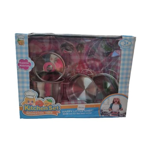 [WW86286] Utensilios de Cocina de Metal Feliz Pequeño Chef 3a+ (438360)