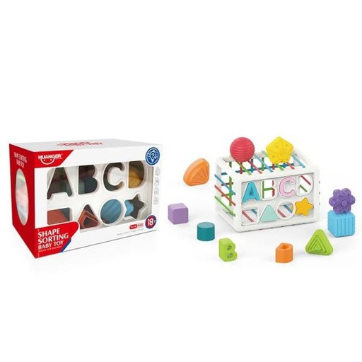 [WWHE0209] Juego Figuras de Encajar Letras y Formas 18m+