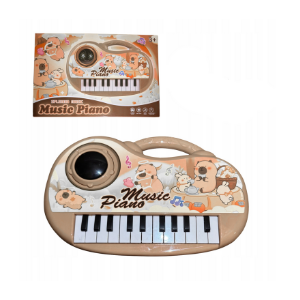 [WW91162KP] Piano Musical de Capibara con Luz y Sonidos 3a+