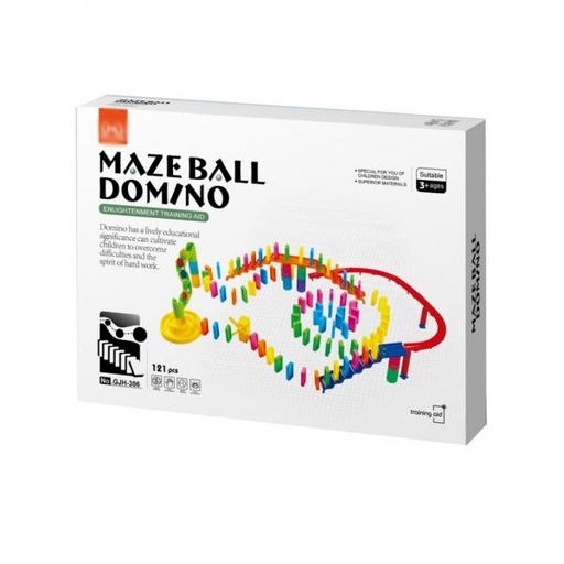[WWGJH306] Laberinto de Domino con Bolas 121pzs 3a+