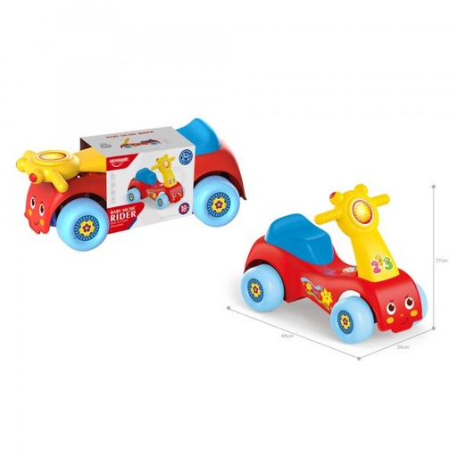 [WWHE0821] Carrito Montable Musical Luz y Sonidos 18m+