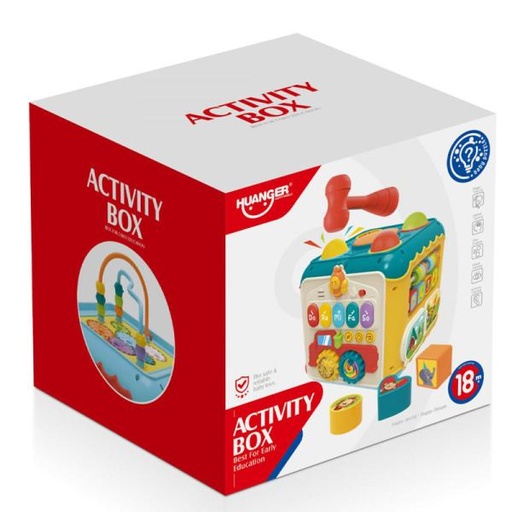 [WWHE0533] Cubo de Actividades Luz y Sonidos 18m+ (46631)