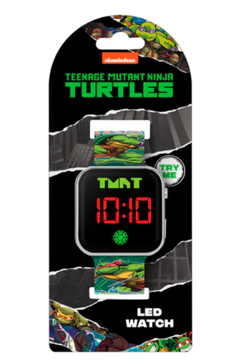 [BTTMR4146] Reloj LED de las Tortugas Ninja Mutantes