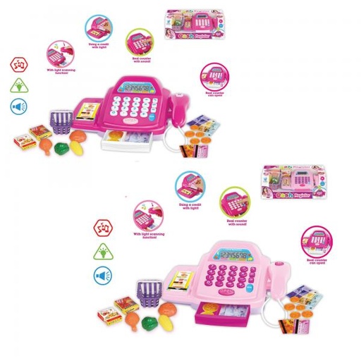 [WW66049] Mini Caja Registradora C/Accesorios Surt/2 3a+(432115)